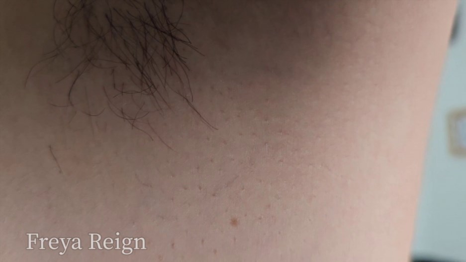 Freya Reign - POV Sweaty Hairy Armpit Worshipping JOI Humiliation Reward